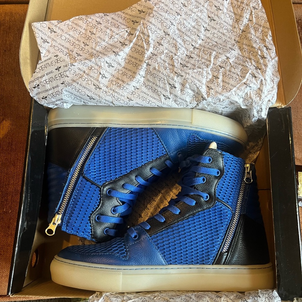 Creative Recreation-Adonis Blue/Black Sport high top sneaker...worn once
